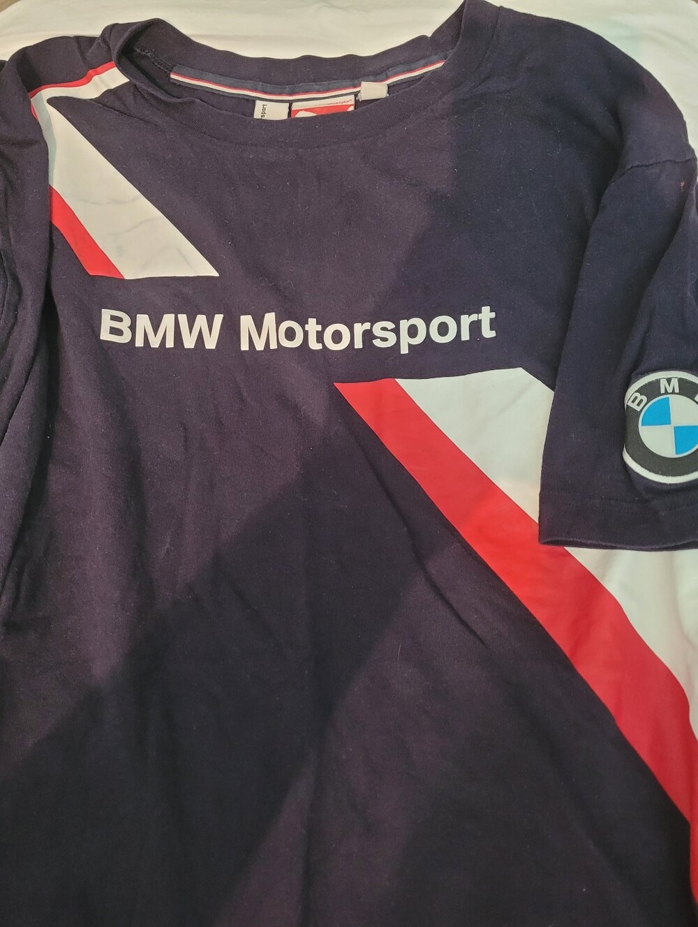 Puma BMW Motorsport Mens Racing Graphic T-Shirt Navy Blue XL